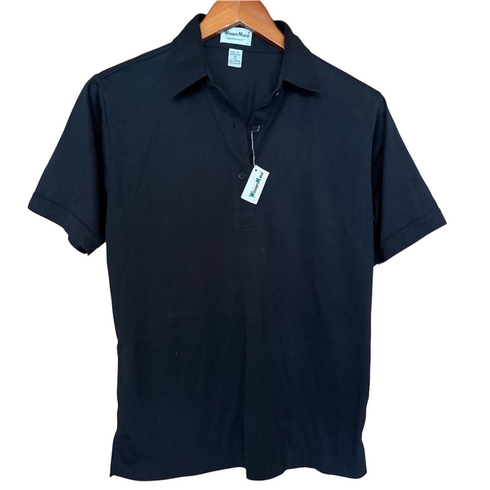 NWT Winner Mate Men’s Black Polo Shirt | size medium